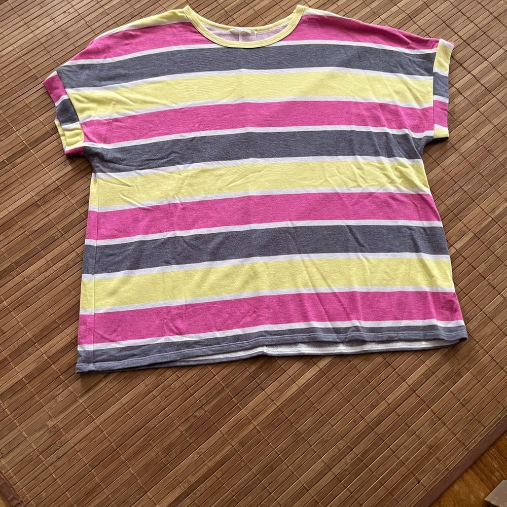 Chicsoul.com 3X Multi color Strip Top